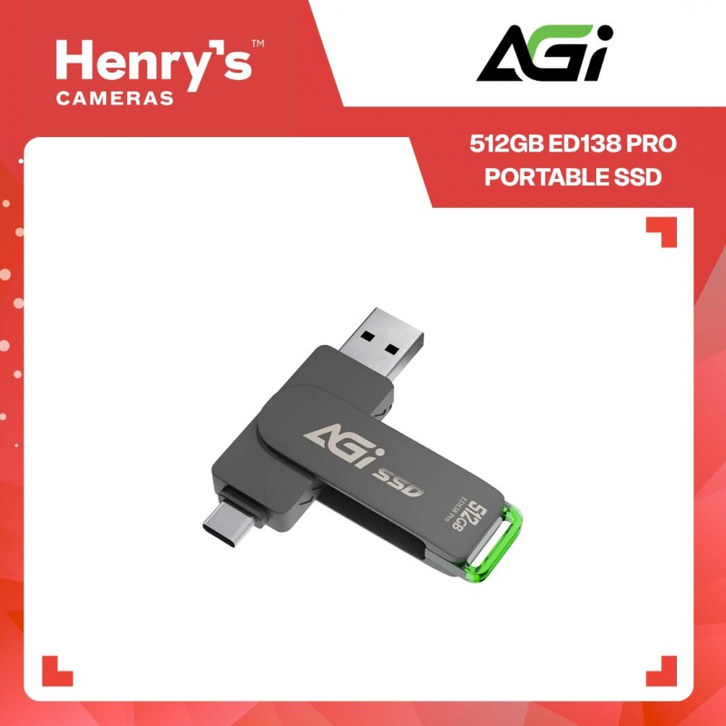 AGi Portable SSD ED138 Pro 1TB 新品未開封 Amazon | AGI ED138 外付けSSD 1TB USB3.2 Gen2 最大読出 530MB/s PS4